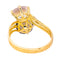 Bague 55 Bague Toi et moi  Or jaune Quartz rose, Quartz fumé, Diamant 58 Facettes 4578560RV