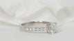 Bague 52 Bague solitaire en or blanc et diamant 58 Facettes 29909/28189