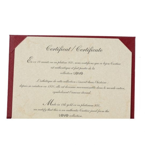 Bague 55 Cartier Bague Cartier Collection "Love" 58 Facettes 4440