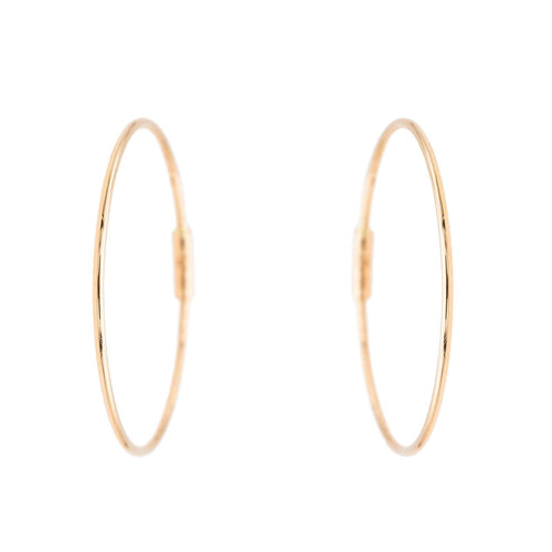 Boucles d'oreilles Ginette NY Boucles d'oreilles Créoles  Or rose 58 Facettes 2678584CN