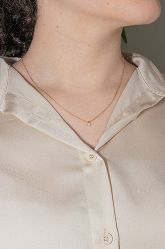 Collier Collier Solitaire Or jaune Diamant 58 Facettes 4166996RV