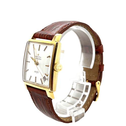 Montre ZENITH - Montre vintage automatique or jaune 58 Facettes 10081/16