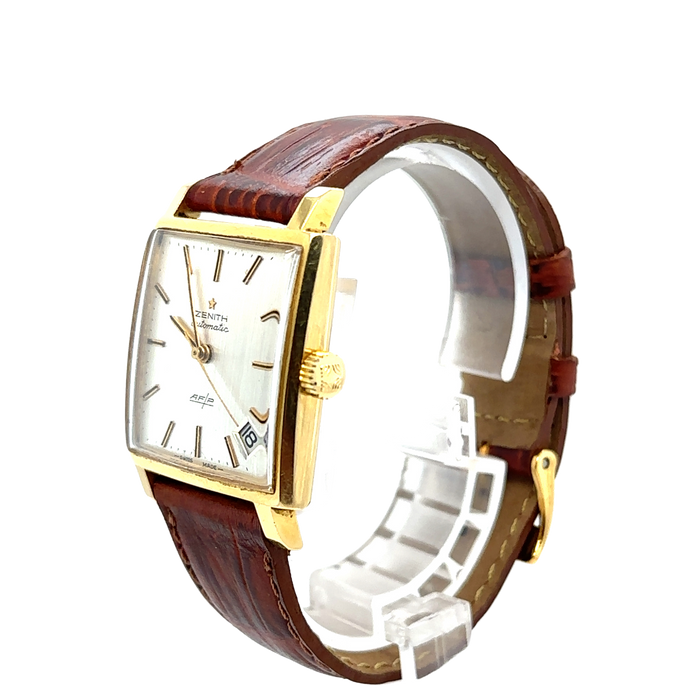 ZENITH - Montre vintage automatique or jaune