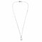 Collier Collier Solitaire Or Blanc et Diamant Poire 58 Facettes 240 748