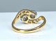 Bague 51 Bague toi et moi or et diamants, vers 1900 58 Facettes AB384