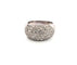 Bague 56 Bague en or blanc 18 carats avec diamants 58 Facettes