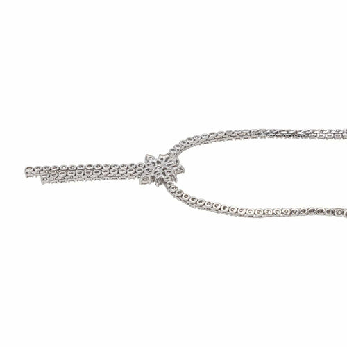 Collier Rivière Or blanc Diamant