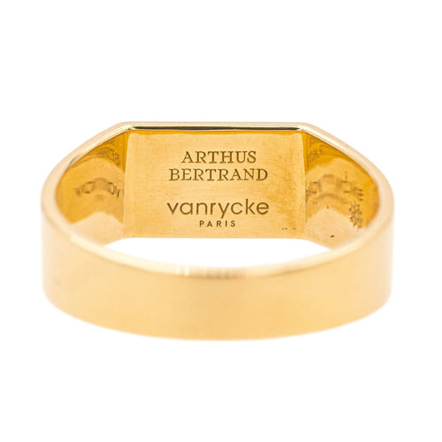 Bague 54 Arthus Bertrand x Vanrycke Bague Chevalière  Or jaune Diamant 58 Facettes 4098660RV