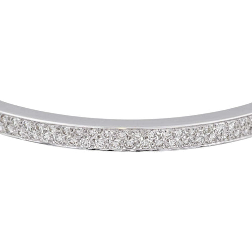 Bracelet Bracelet Jonc Or blanc Diamant 58 Facettes 4672915RV
