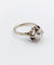 Bague 54 Bague solitaire art déco en or blanc 18k et platine, diamant 1,70 ct 58 Facettes A06509