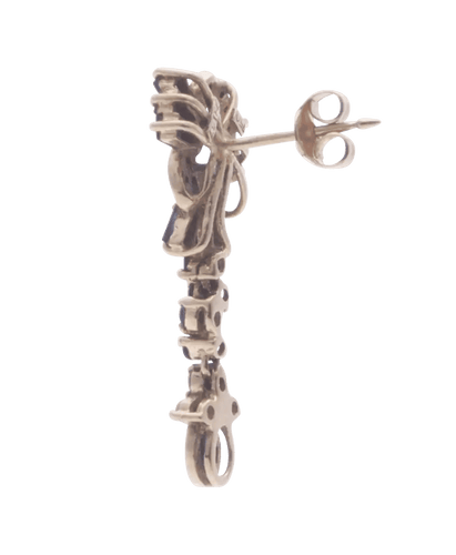 Boucles d'oreilles Boucles d'oreille pendantes Blue Hippocampe Or jaune 18K Saphir Diamant 58 Facettes BO210103/BLUEHIPPOCAMPE