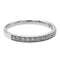 Bague 50 Mauboussin Bague Demi alliance Lovissime aussi Or blanc Diamant 58 Facettes 1155593CN