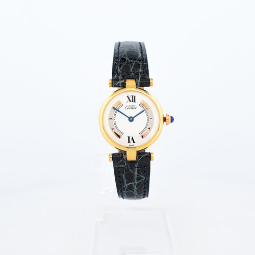Montre CARTIER - Montre Must Vendôme - Ivory trinity dial - SM 58 Facettes