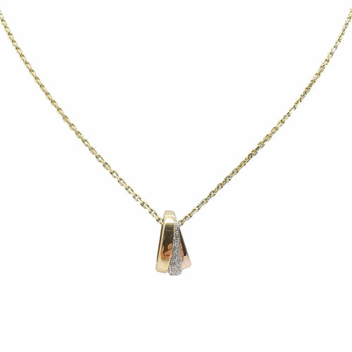 Collier Collier pendentif en or & diamants Guy Laroche 58 Facettes