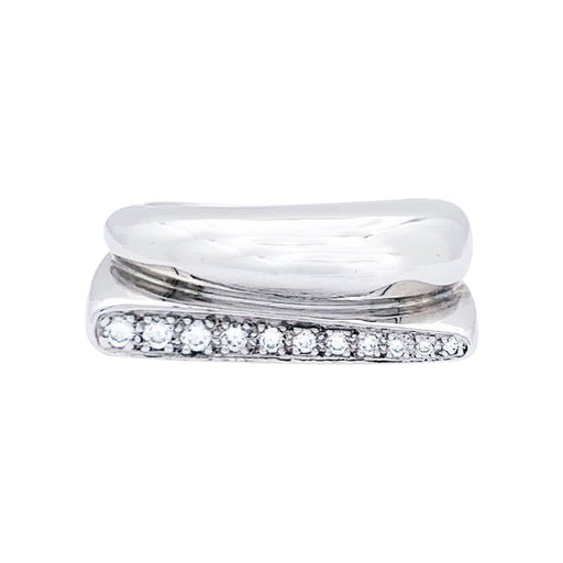 Bague 51 Bague Fred, "Success", en or blanc et diamants. 58 Facettes 33441