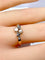 Bague or perles diamants vers 1900