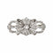 Broche Broche Palladium Diamant 58 Facettes 3824709CN