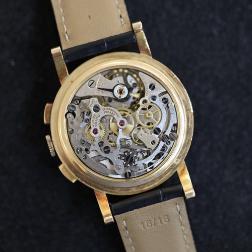 Montre Montre Omega Chronographe Vintage – Or Rose 18k – Calibre 27 – Année 1947 – Non polie 58 Facettes FB10738
