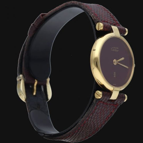 Montre Cartier Montre Must De Cartier Vermeil 58 Facettes MT41245