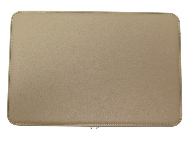 rare etui de voyage pour 12 montres ROLEX en cuir +boite  travel case 58 Facettes 270232