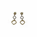 Boucles d'oreilles Boucles d’oreilles longues or jaune diamants 58 Facettes