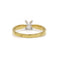 Bague 54 Solitaire or jaune diamant 58 Facettes 220567R