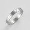 Bague 58 Cartier Bague Love Platine. Petit Modèle 58 Facettes 58FC28