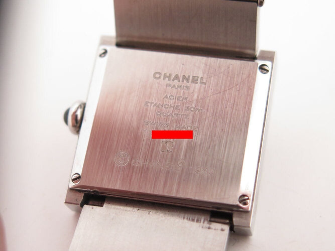 Montre vintage montre CHANEL mademoiselle h0827 23mm en acier quartz  lady 58 Facettes 271265