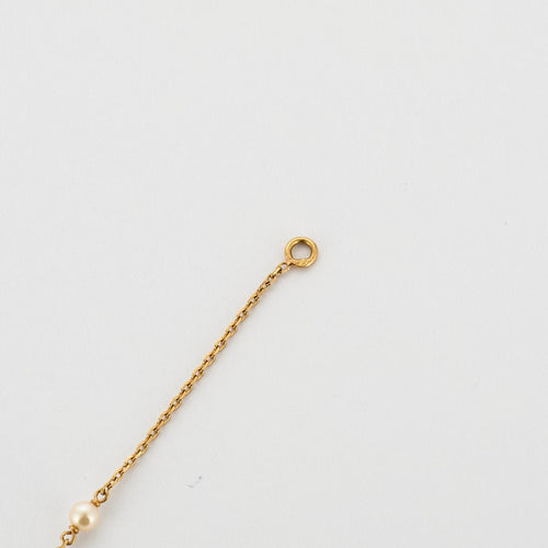 Bracelet Bracelet or jaune maille forçat perle de culture 58 Facettes LP866/8