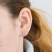 Boucles d'oreilles Boucles d’oreilles clous or blanc et diamants 58 Facettes 240 202