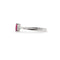 Bague Bague en or blanc avec rubis de 0,50 ct et diamants 58 Facettes 17745