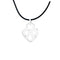 Pendentif Pendentif Poiray, "Coeur Entrelacé", or blanc. 58 Facettes 35311