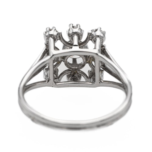 Bague 54 Bague Or blanc Diamant 58 Facettes 2746543CN