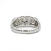 Bague 58 Bague or blanc diamants 58 Facettes 220452R