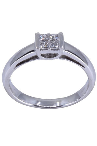 Bague BAGUE STYLE SOLITAIRE DIAMANTS 58 Facettes 070911