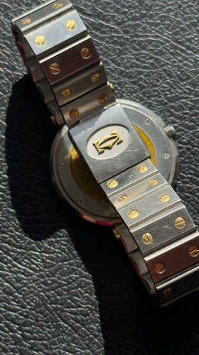 Montre CARTIER - Montre Santos Ronde Vendôme - Grand Modèle - Réf. 8191 - Full Links 58 Facettes