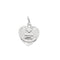 Pendentif AUGIS - Médaille d'Amour or blanc 58 Facettes GU165