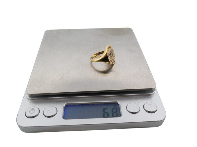 Bague 52 bague DE BEERS talisman t52 or jaune 18k 31 diamants 1.19ct 58 Facettes 268631