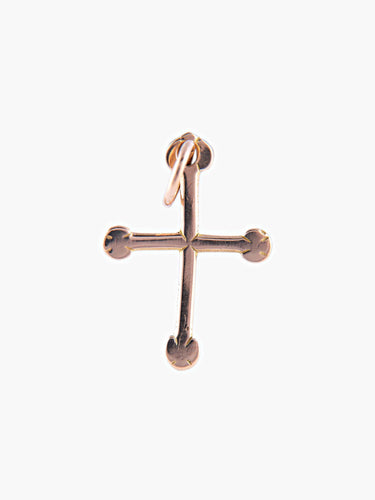 Pendentif Croix ancienne or jaune 58 Facettes