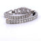 Bracelet Bracciale decò en platine et diamants 58 Facettes