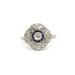 Bague 60 Bague or argent saphirs & diamants 58 Facettes 240314R