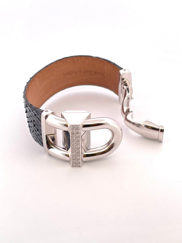 Montre Montre Cadenas Van Cleef & Arpels en or blanc et diamants 58 Facettes