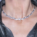 Collier Collier Or Blanc Diamants 58 Facettes D364220LF