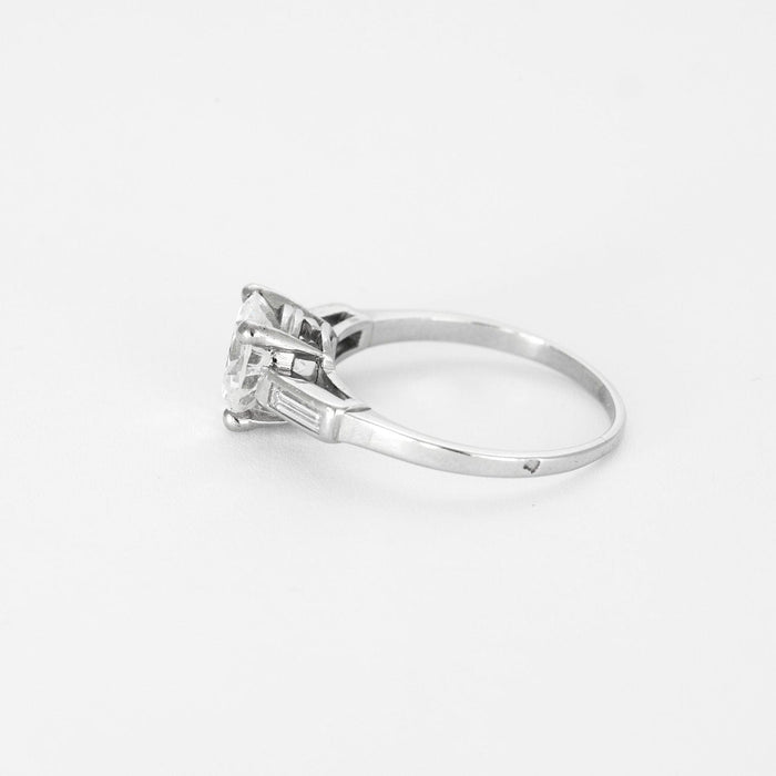 BOUCHERON - solitaire diamant platine