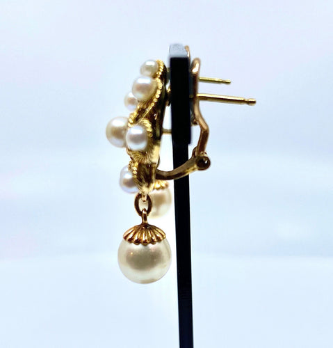 Boucles d'oreilles Paire de boucles d’oreilles en or 18 carats 58 Facettes