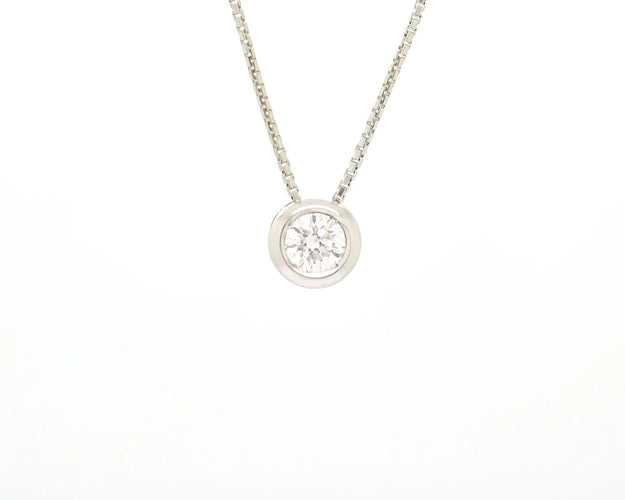 Collier Collier à point lumineux 0,60 ct 58 Facettes 13124