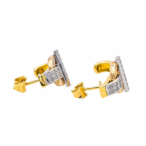Boucles d'oreilles Guy Laroche Boucles d'oreilles  Or jaune, Or rose, Or blanc Diamant 58 Facettes 4226569CN