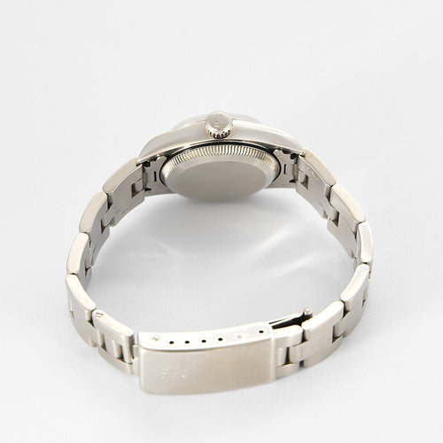 Montre Montre Rolex Oyster Perpetual 26 mm en acier cadran doré Certificat d'Origine 58 Facettes