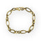 Bracelet Bracelet or jaune maille alternée 58 Facettes 149062015
