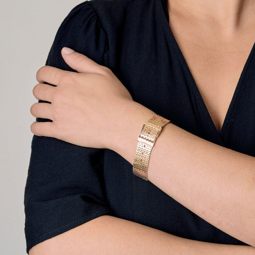 Bracelet ceinture en or jaune